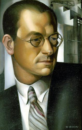 Porträt von Pierre de Montaut 1931 zeitgenössische Tamara de Lempicka Ölgemälde